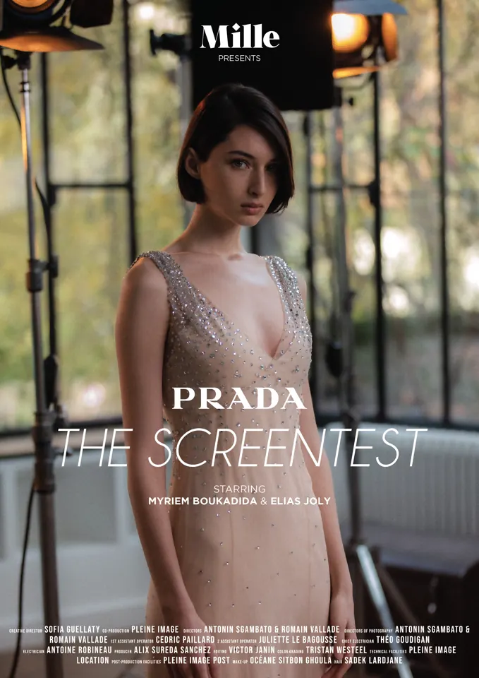 Prada — The Screentest — film poster (1/4)