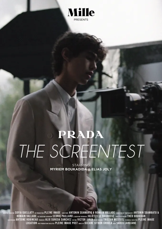 Prada — The Screentest — film poster (3/4)